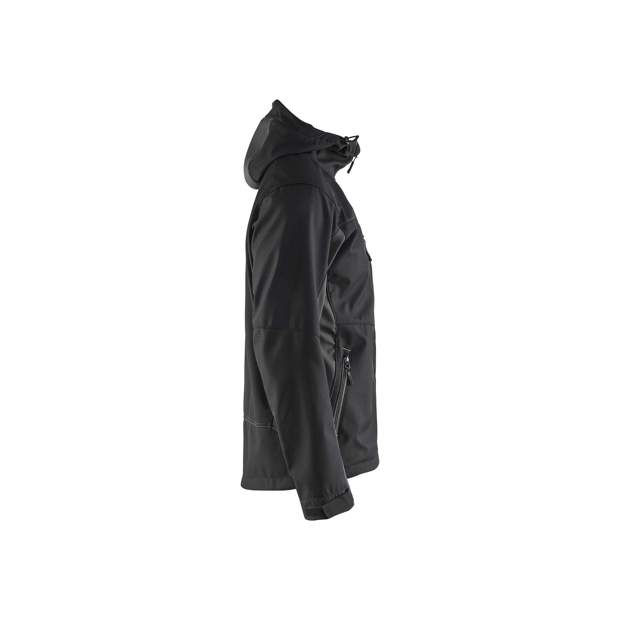 BLAKLADER 47532516 Softshell Jacket with Hood Softshell Work Jacket MEN - Water Repellent